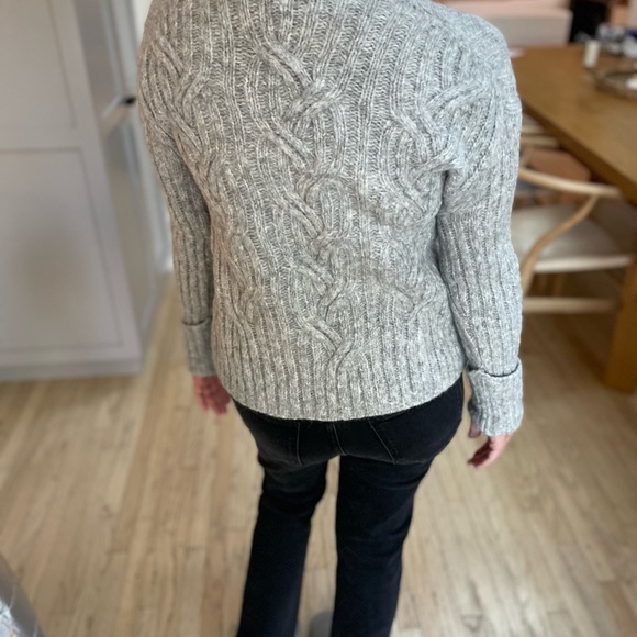 Vince alpaca/wool mock neck sweater - Picture 8 of 9